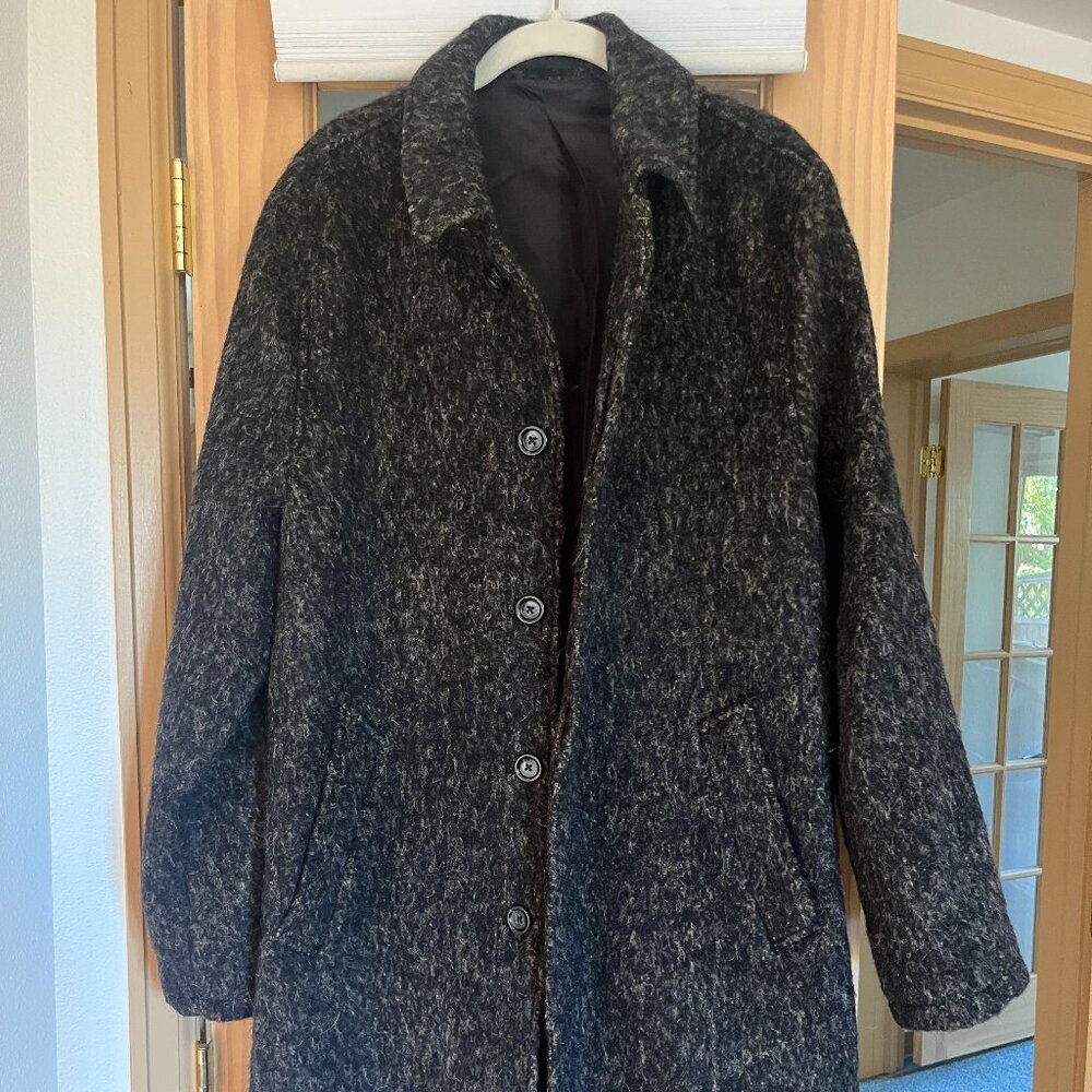 Men's Black Pea Coat